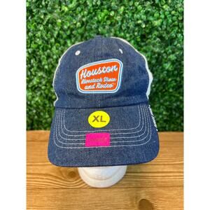 New Womens Houston Livestock Show And Rodeo Trucker Style Hat Adult Cap